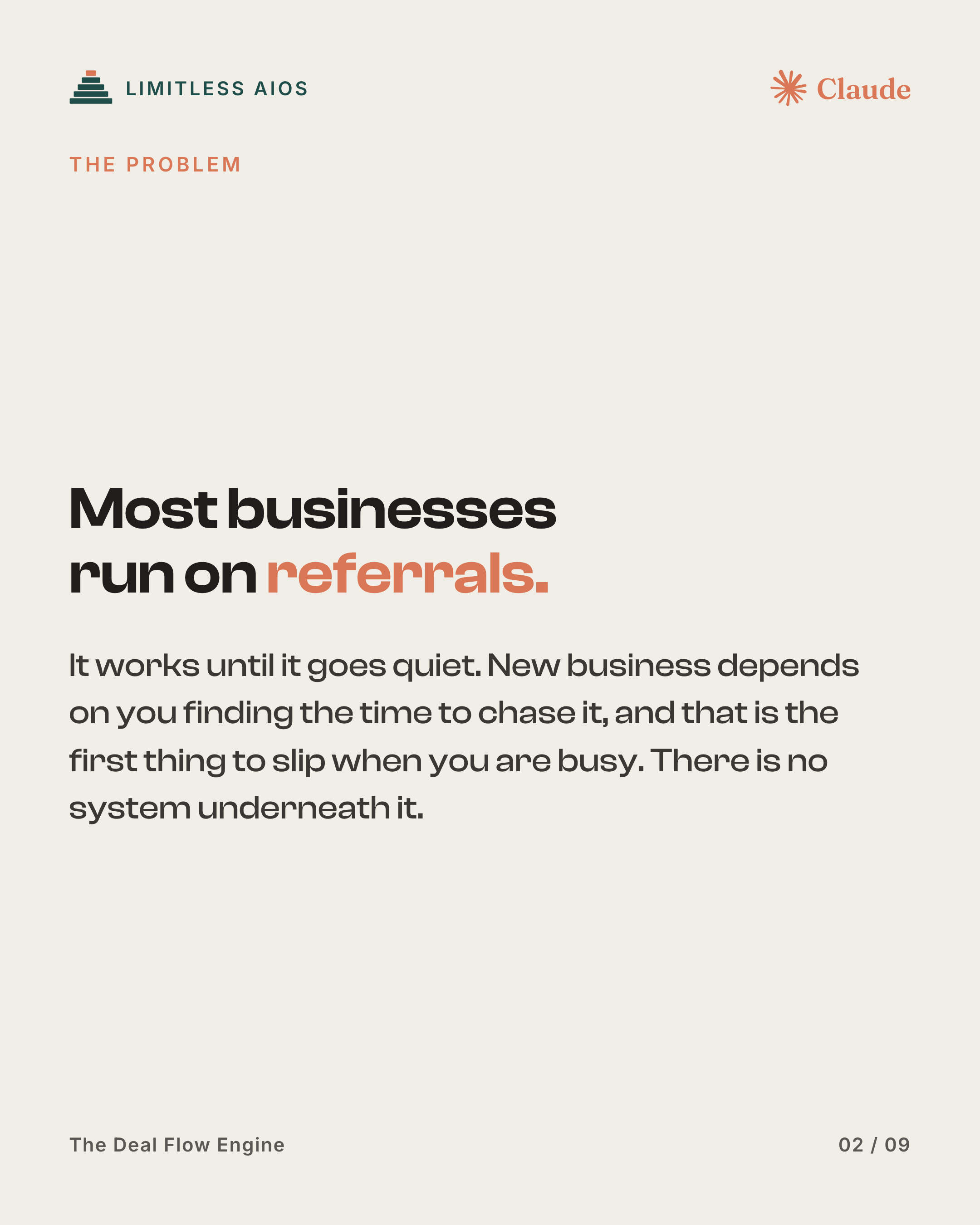 Most businesses run on referrals.